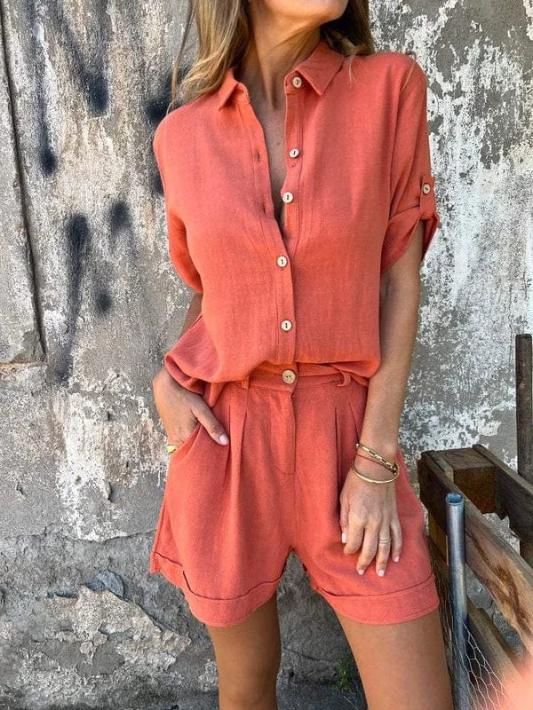 Melda - Luftiges Button-Down-Set