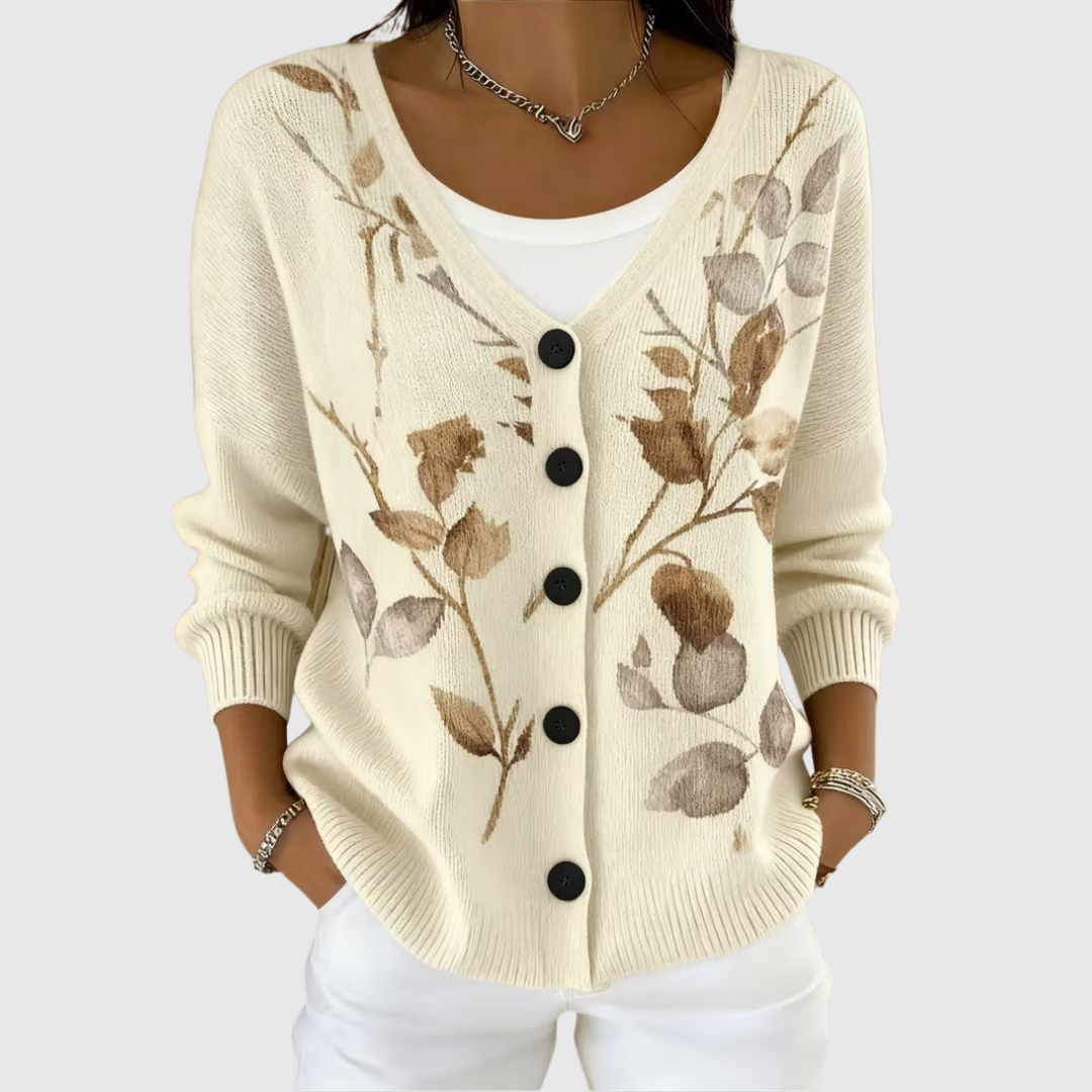 Bequeme Strickjacke mit Knöpfen