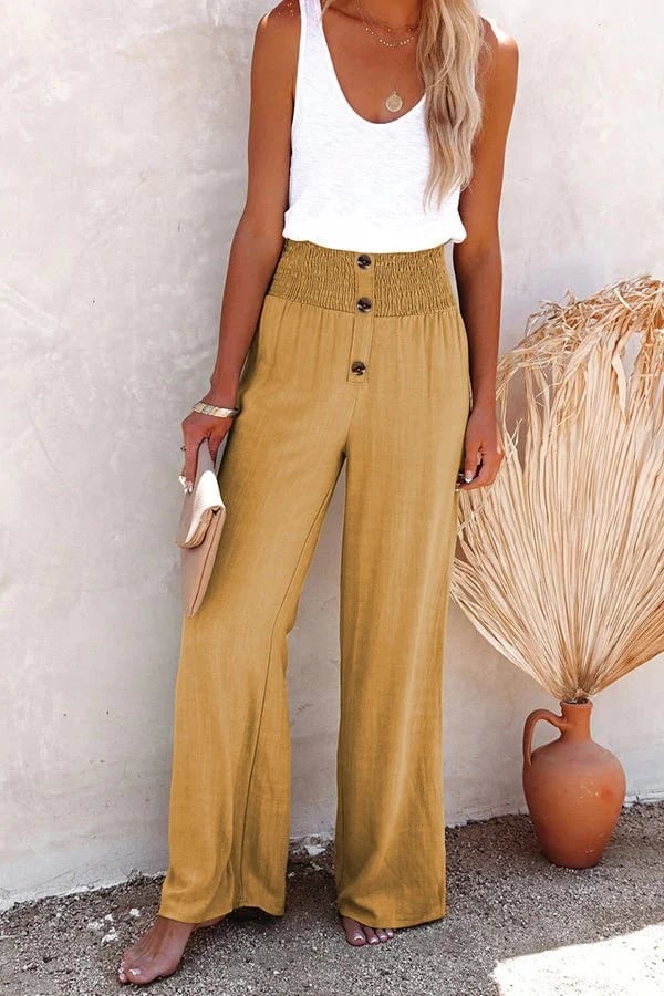 Riana - Lässige High-Waist-Hose