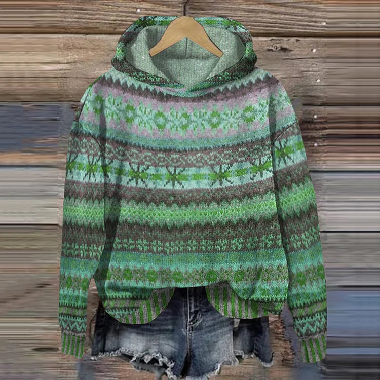 Gabby | Retro-Sweatshirt im Ethno-Stil