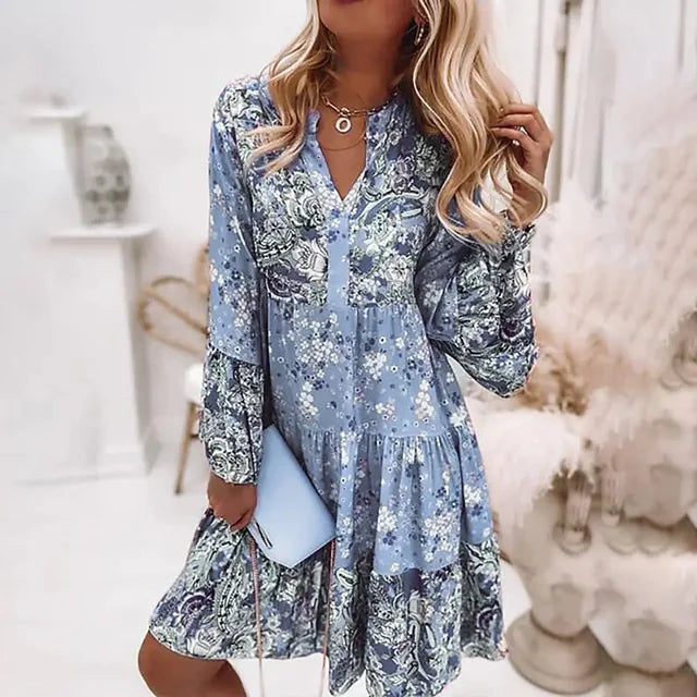 Eira - Boho-Kleid mit Print