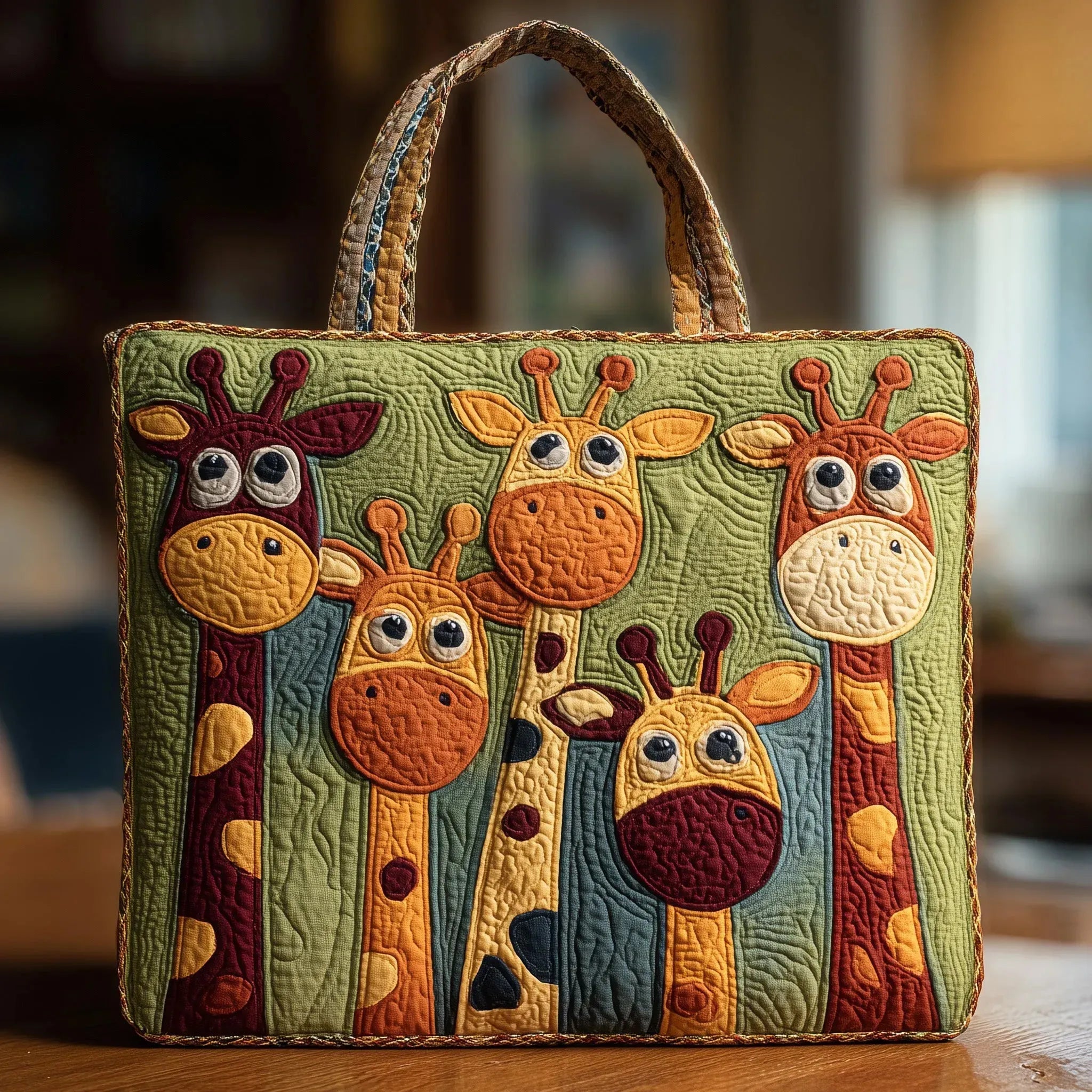 Handtasche - mit Giraffenmuster