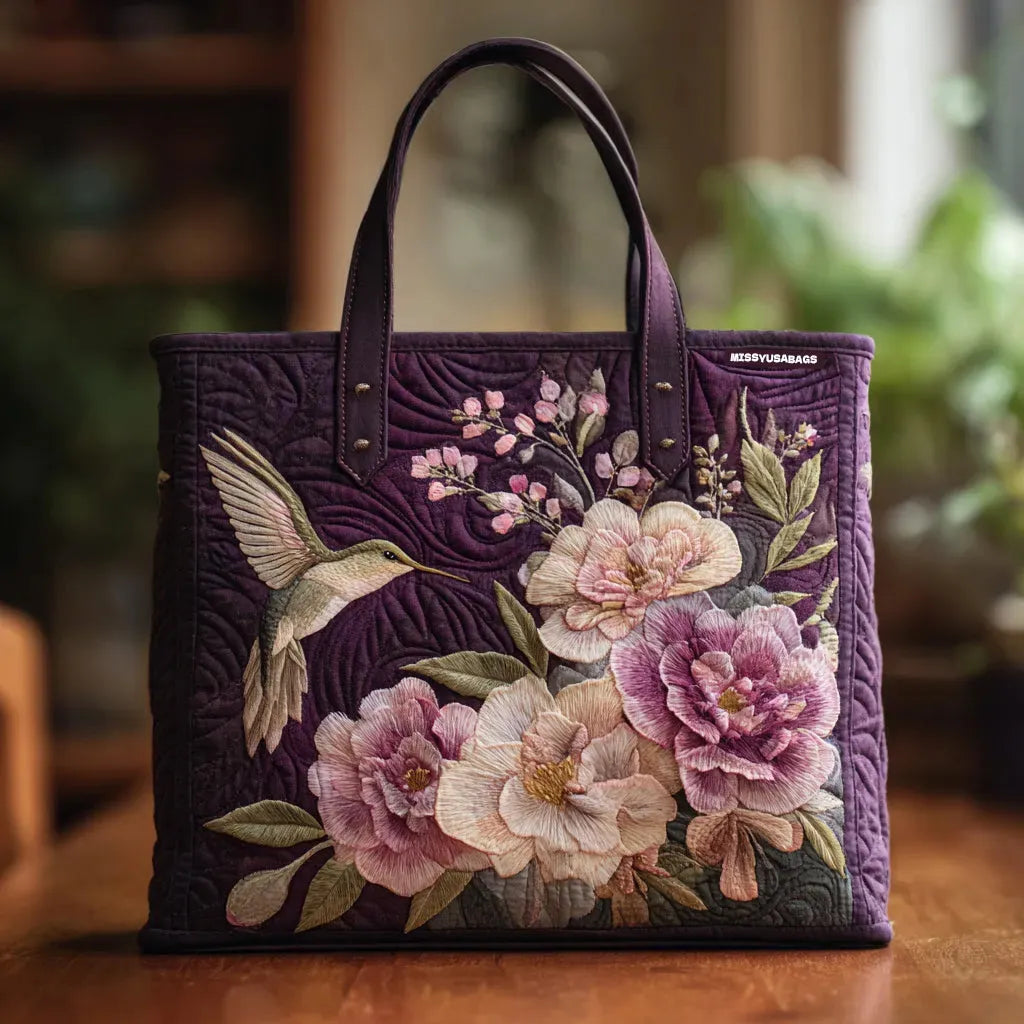 Handtaschen - Kolibris und Orchideen