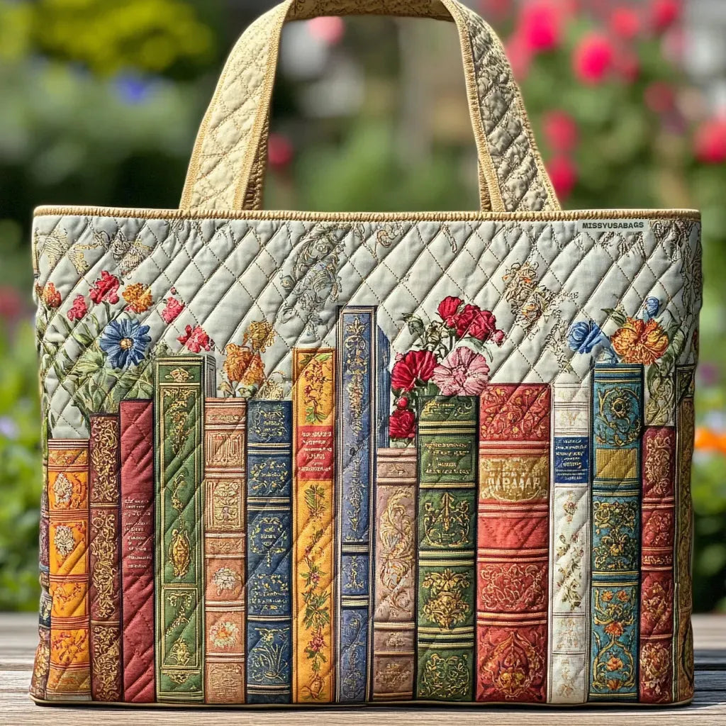Handgefertigte Tasche - Verzauberte Bibliothek