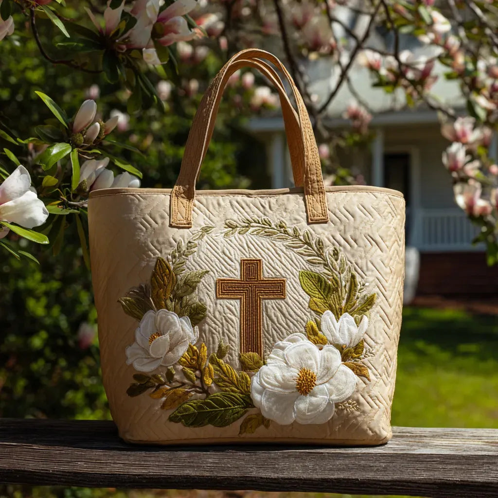 Handgefertigte Tasche - Heiliges Kreuz