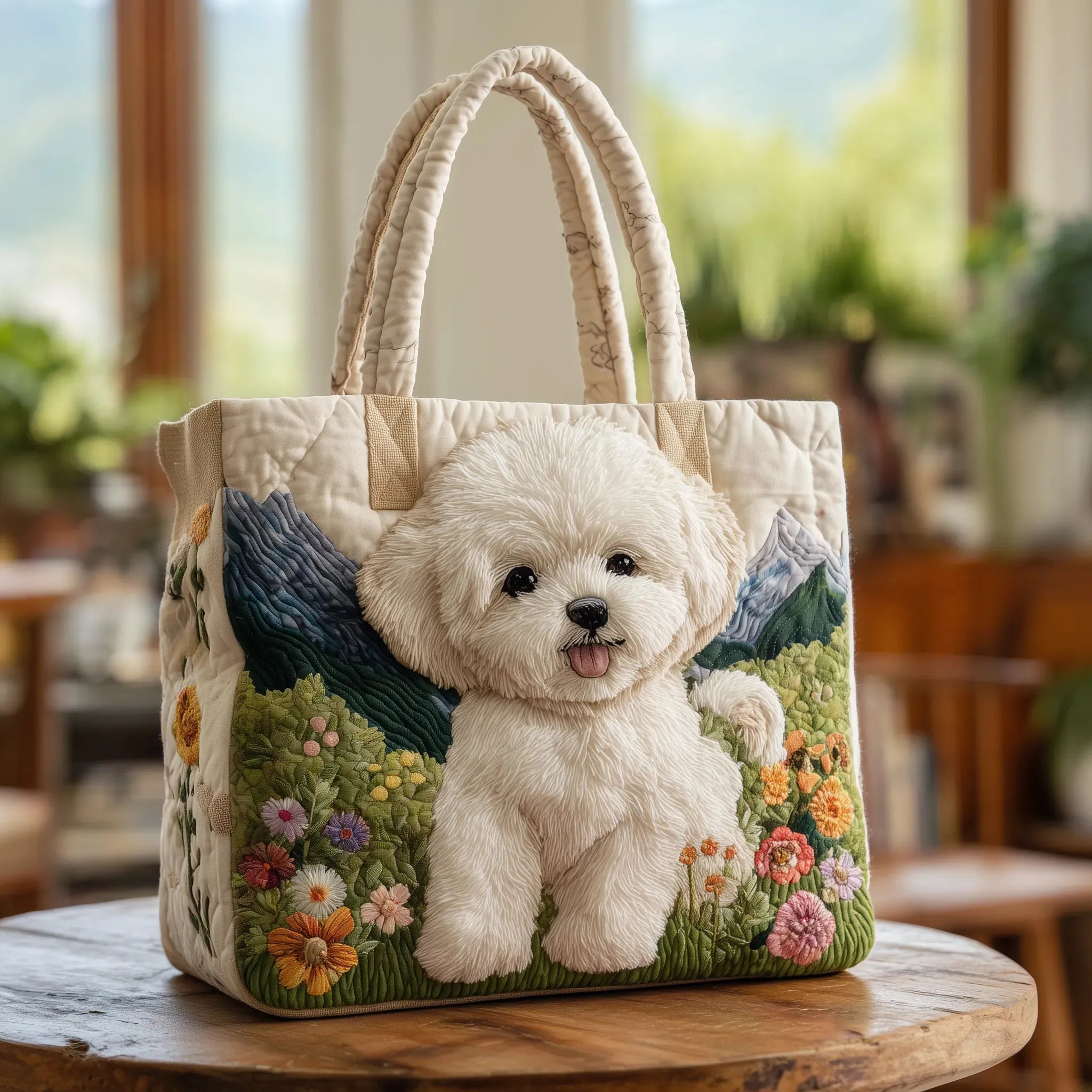 Handgefertigte Tasche - Verzauberter Hund