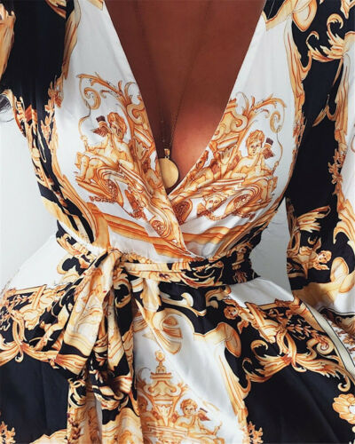 Faye - Kleid mit Boho-Muster