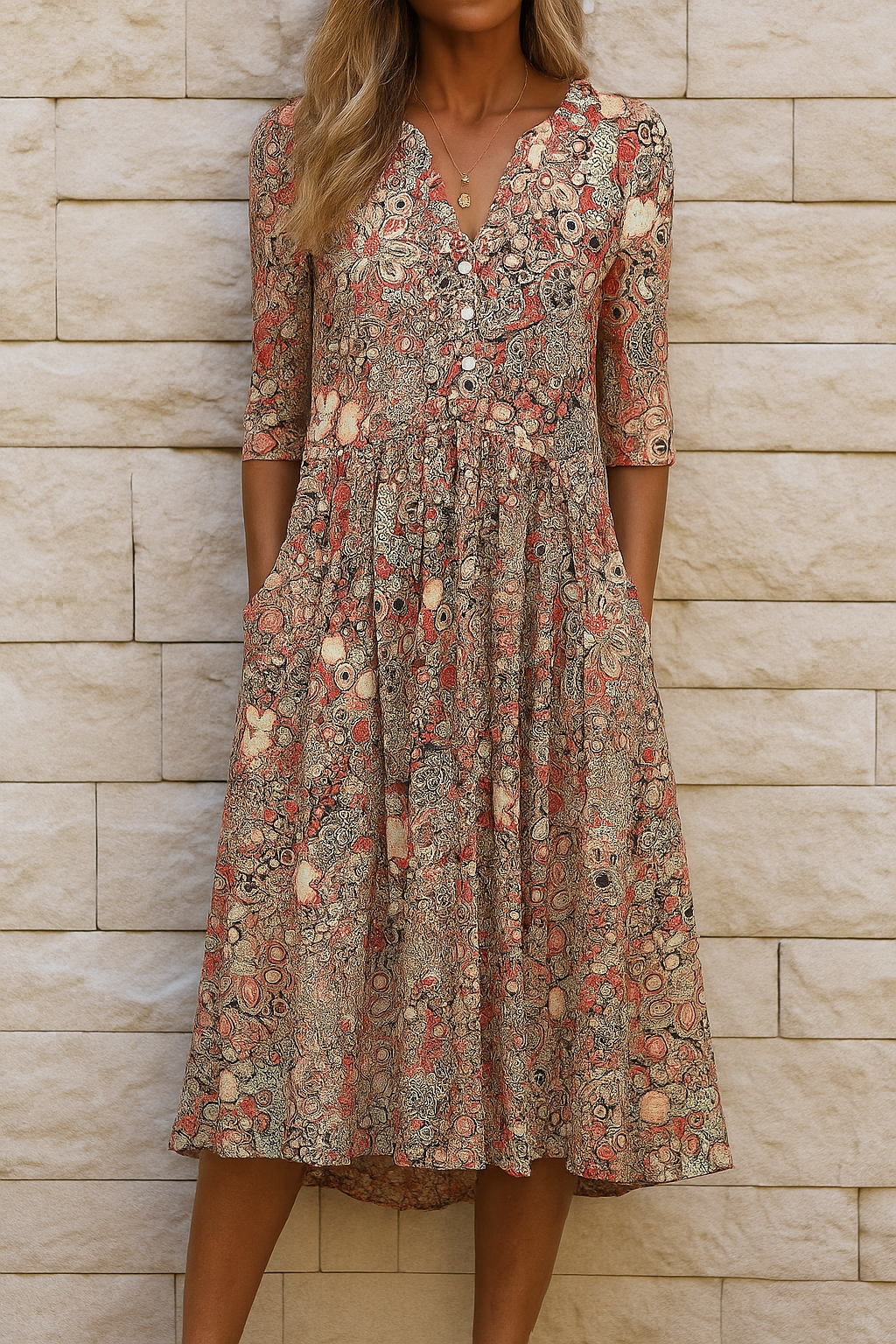 Harlow | Elegante Kleider mit V-Ausschnitt