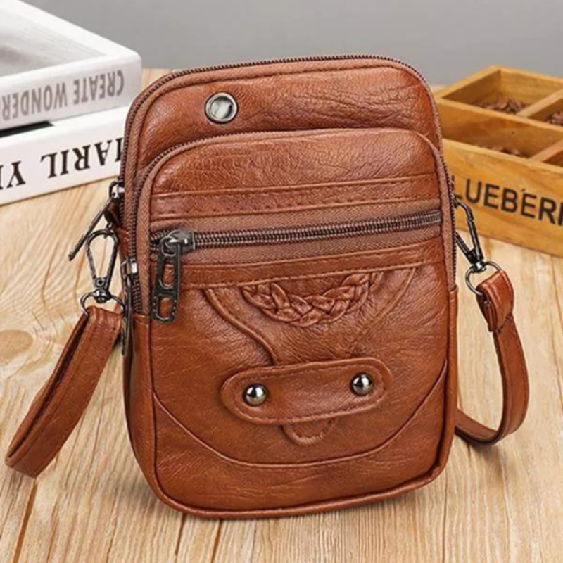 Laura | Strukturierte Ledertasche