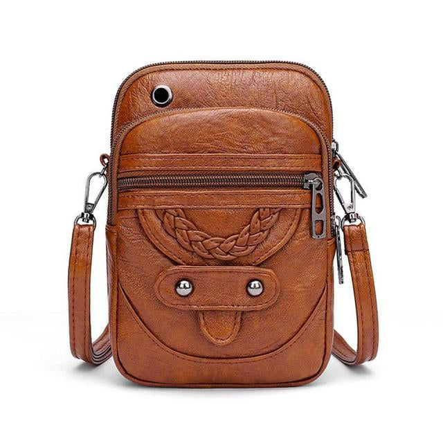 Laura | Strukturierte Ledertasche