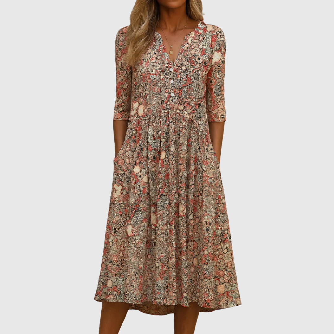 Harlow | Elegante Kleider mit V-Ausschnitt