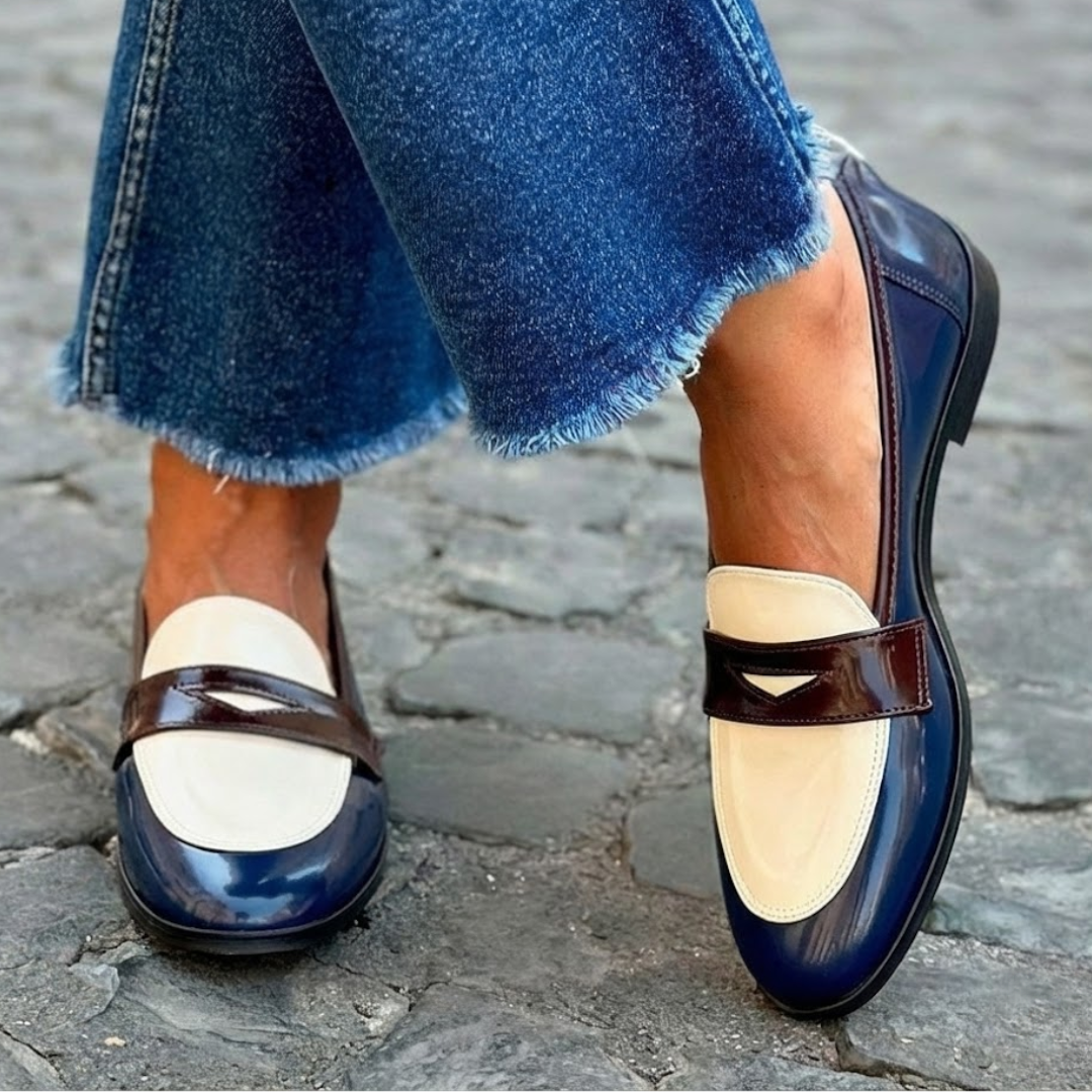 Claudia | Loafer in Kontrastfarbe