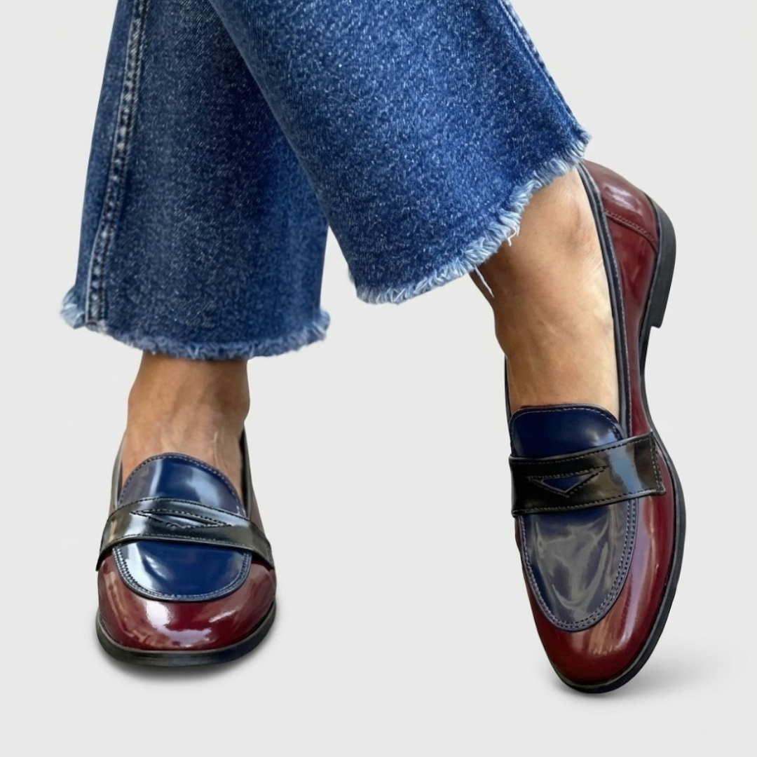 Claudia | Loafer in Kontrastfarbe