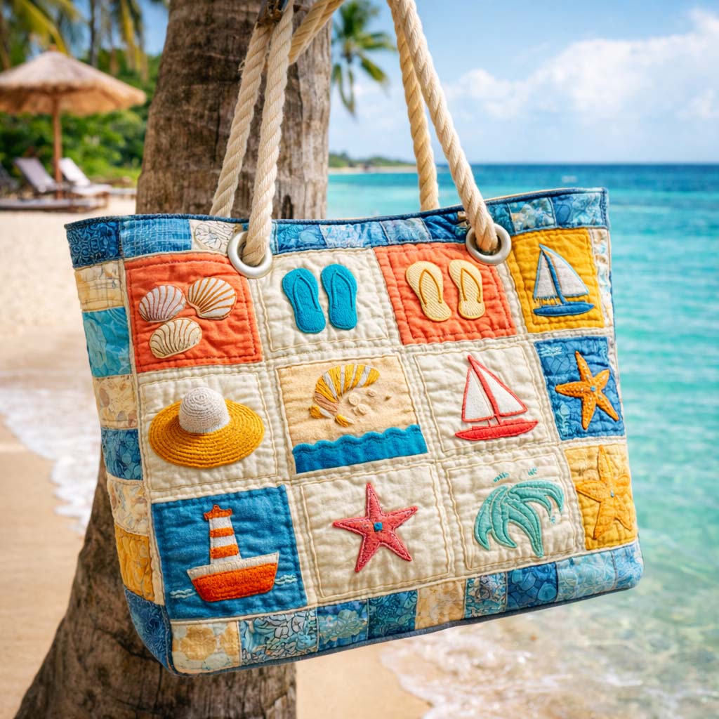 Handgefertigte Strandtasche