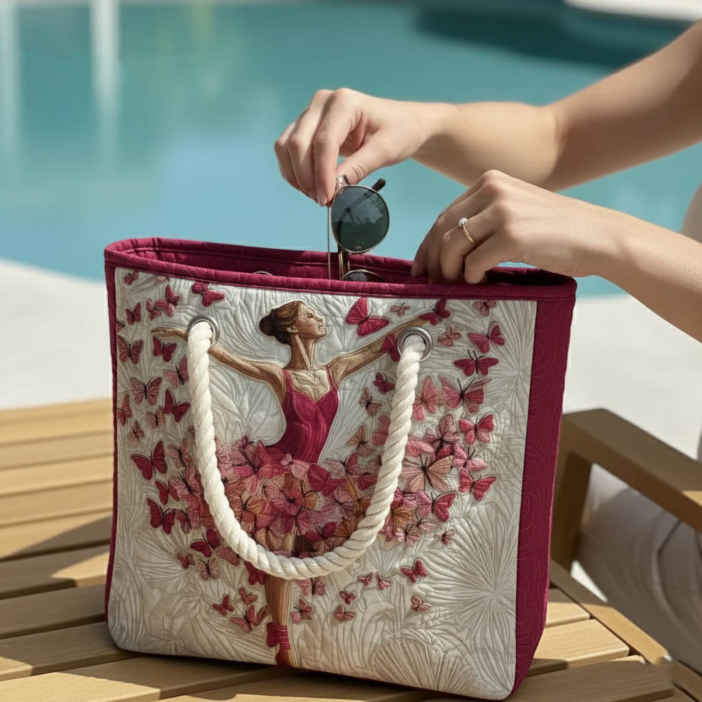 Handgefertigte Strandtasche | Ballerina
