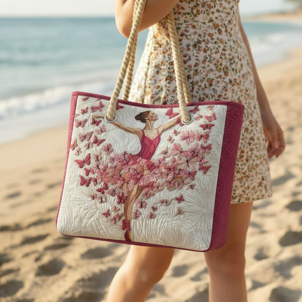 Handgefertigte Strandtasche | Ballerina