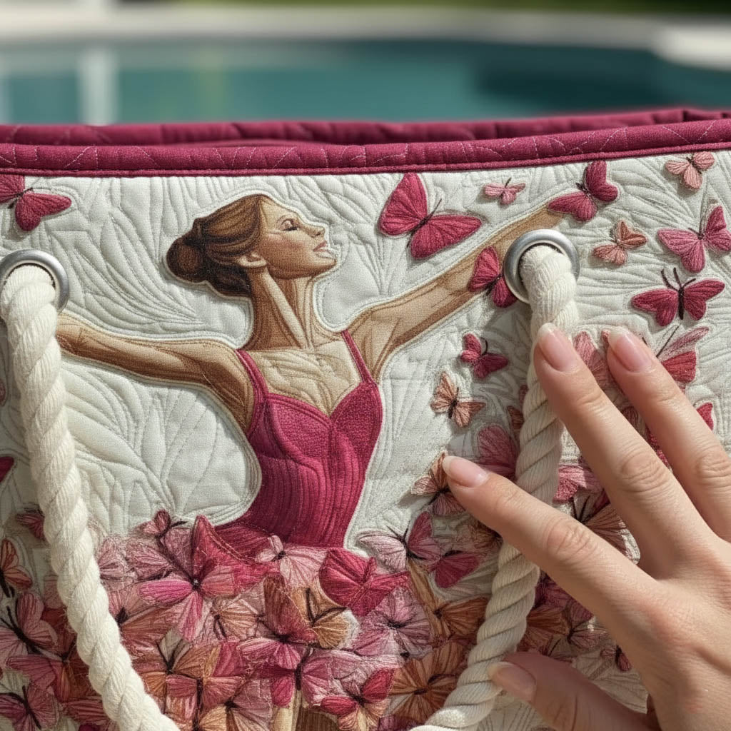 Handgefertigte Strandtasche | Ballerina