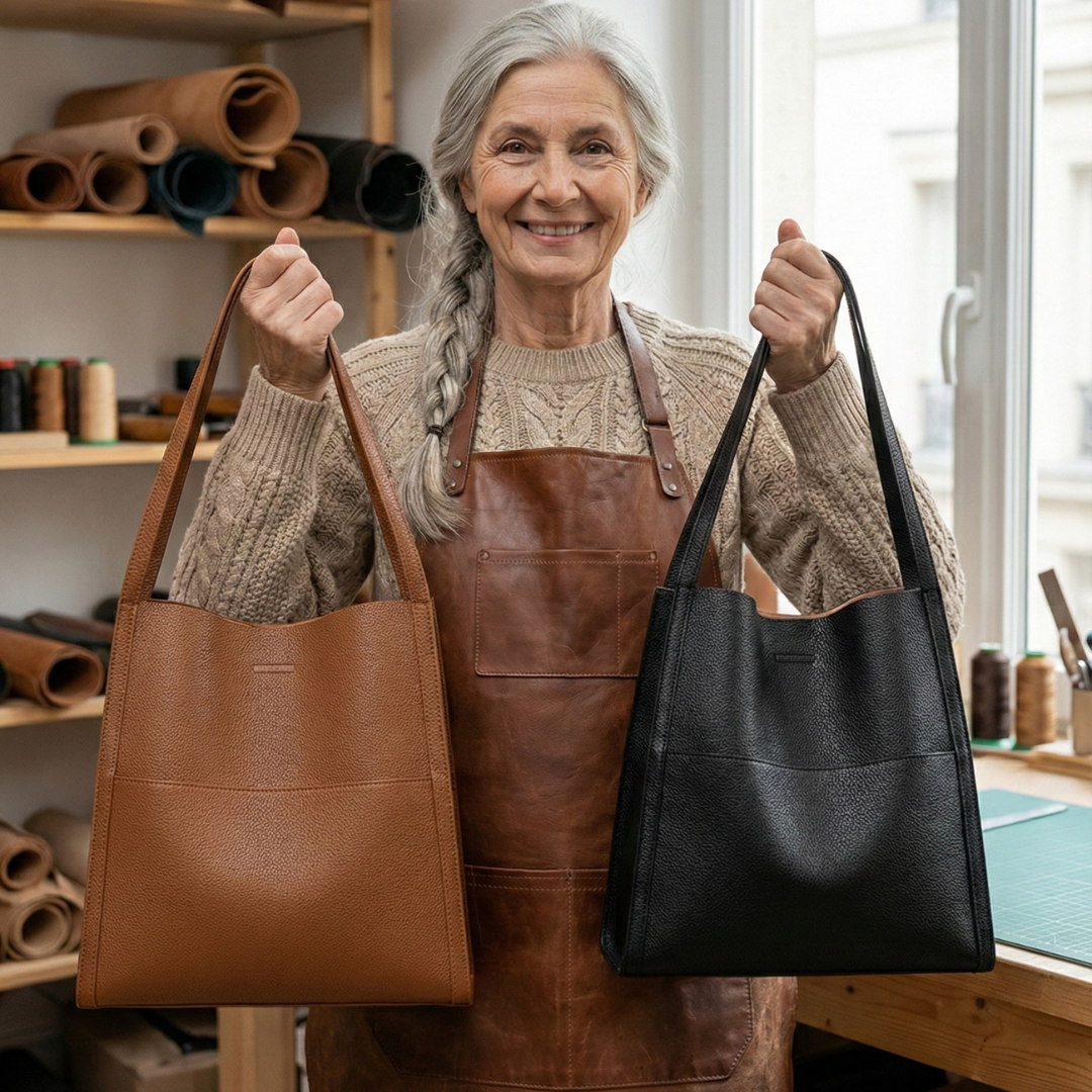 Elena | Elegante Schultertasche aus Leder