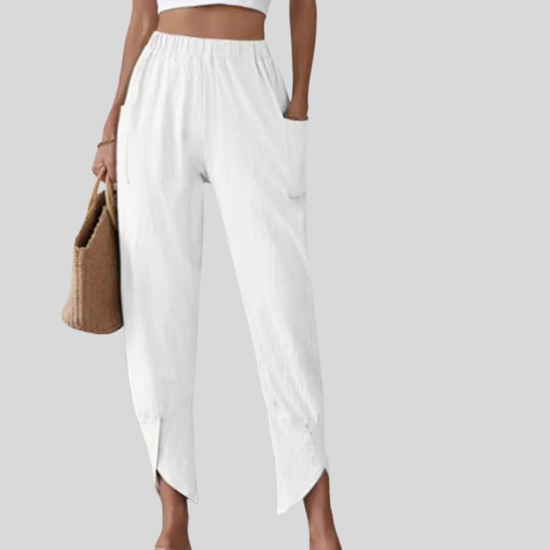 Essari - Hose mit Schlitz am Saum