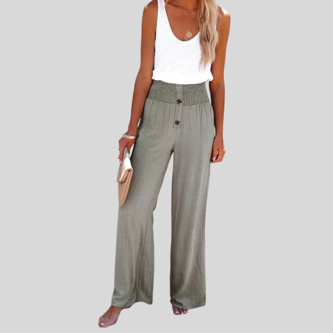 Riana - Lässige High-Waist-Hose