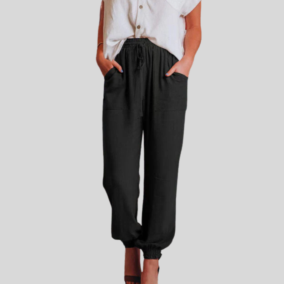 Kaeli - Elegante Hose mit Kordelzug