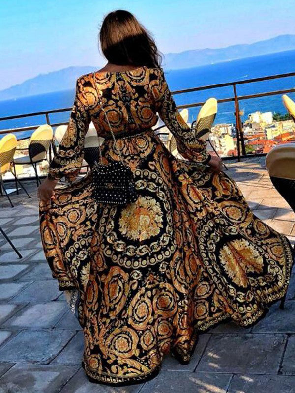 Faye - Kleid mit Boho-Muster