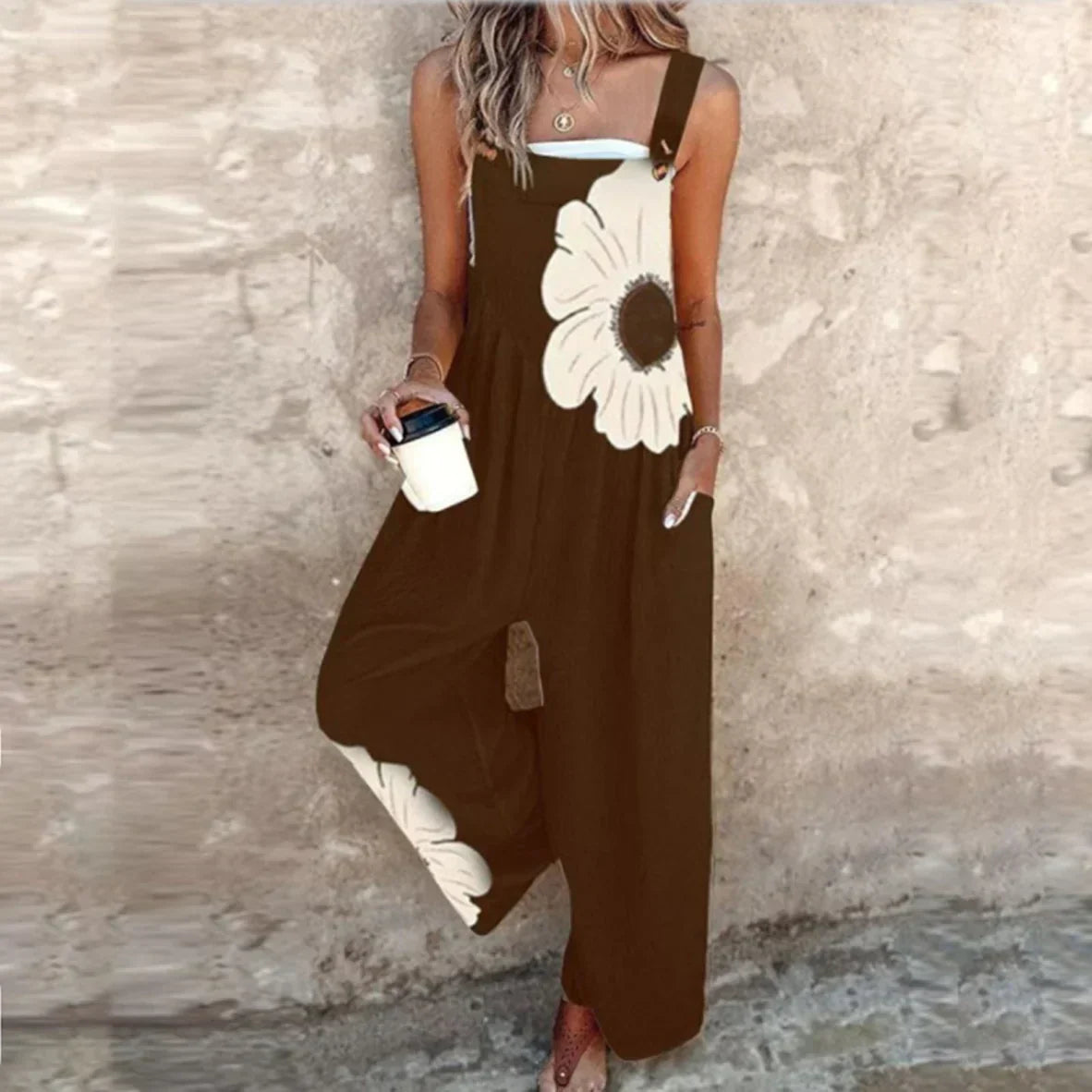 Bequeme bedruckte Overalls