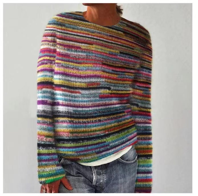 Carola | Lässiger gemusterter Pullover
