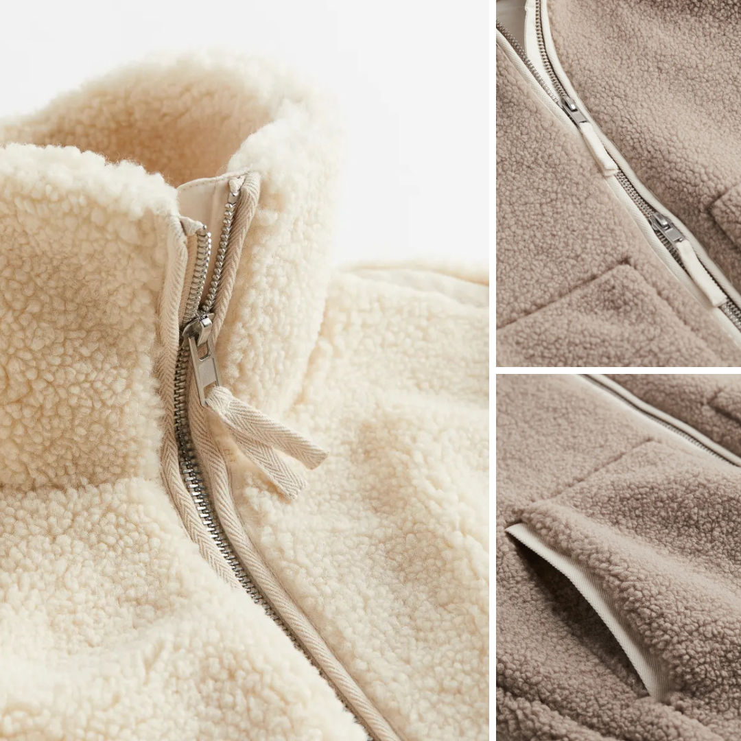 Anastasia | Weiße und warme Winterjacke