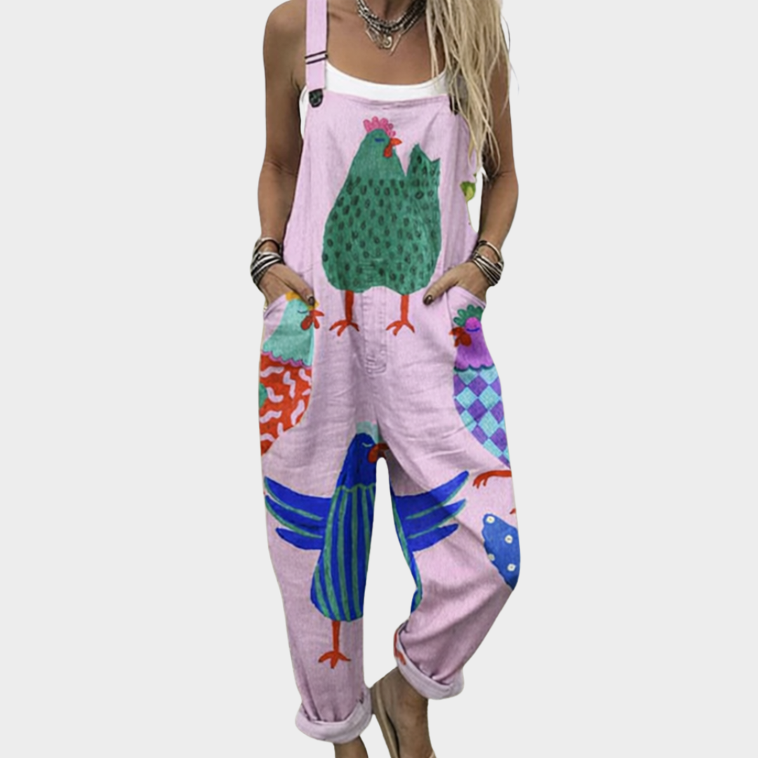 Bequeme bedruckte Overalls