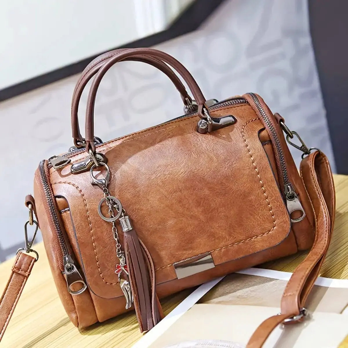 Julie | Tasche aus strukturiertem Leder