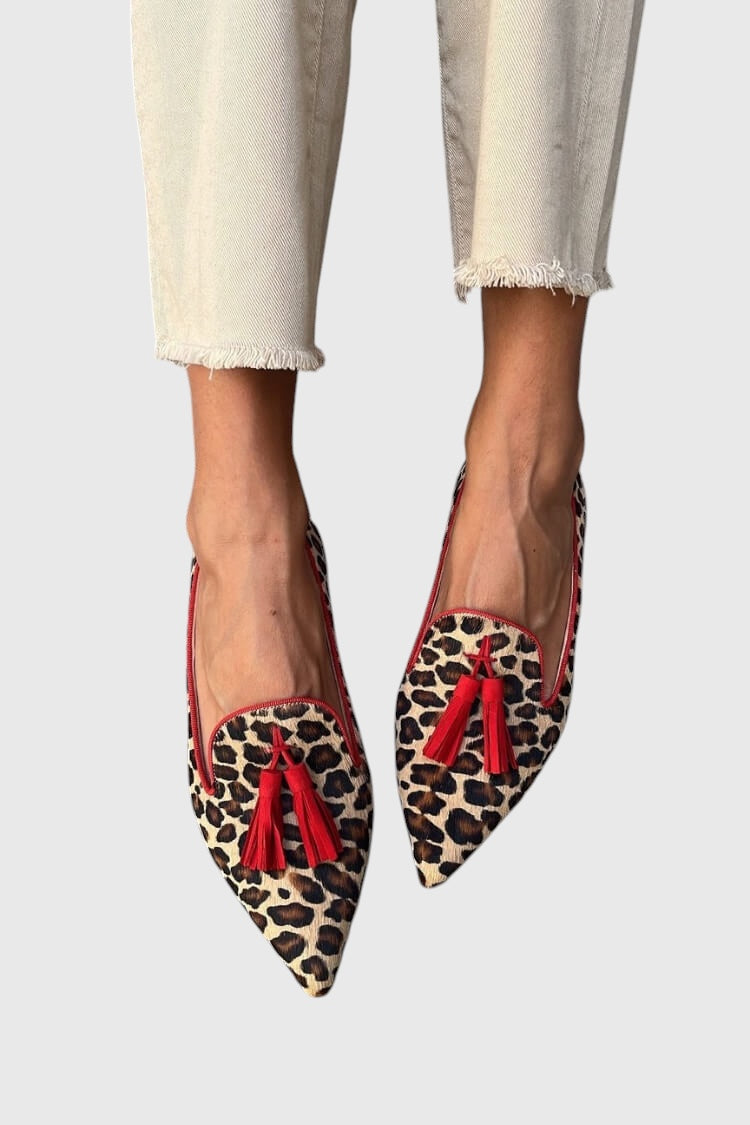Nela | Loafer mit Leopardenmuster