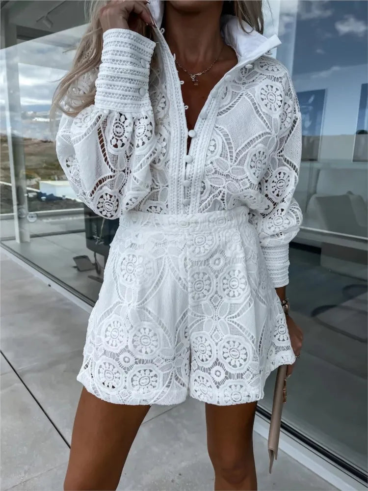 Lesley - Elegantes Spitzen-Set