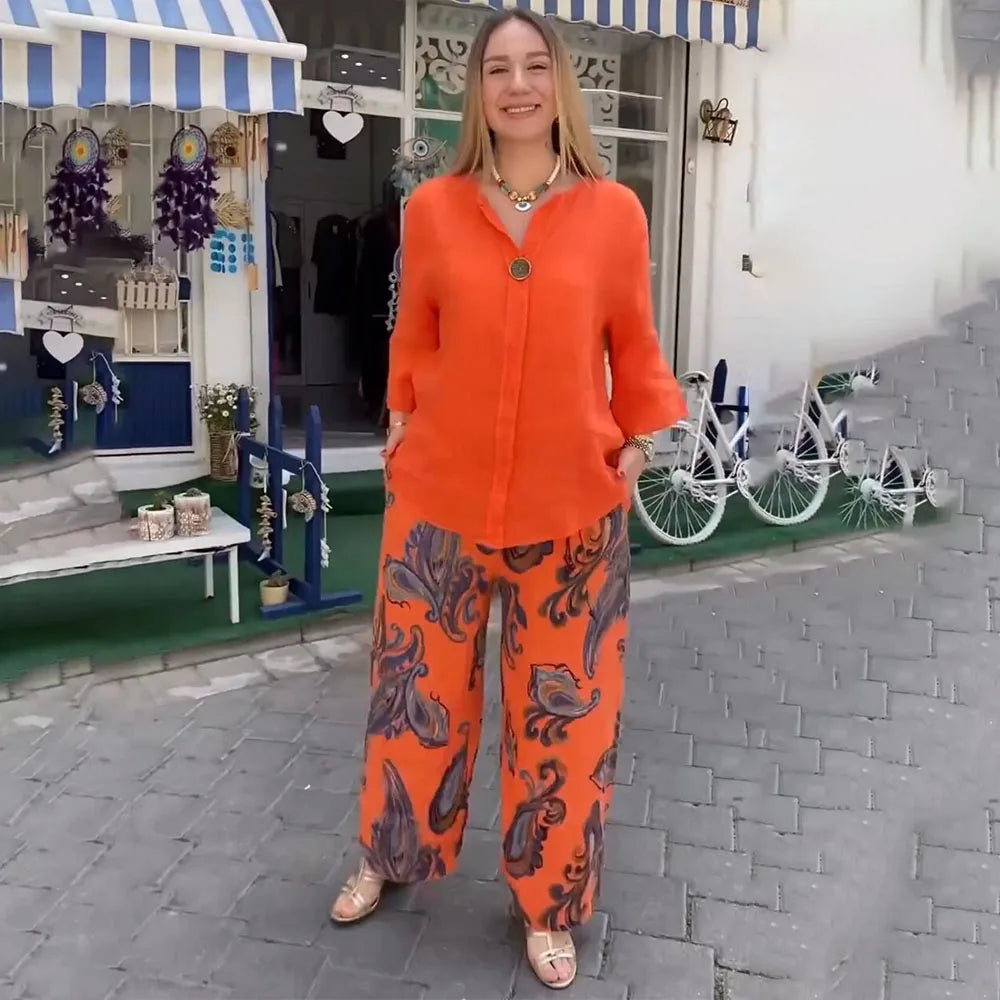 Flavia - Elegantes Boho-Outfit