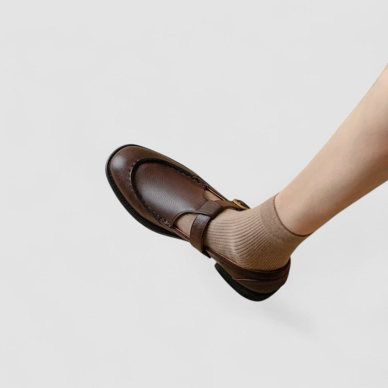 Zhelynne | Orthopädische Mary-Jane-Schuhe mit eckiger Zehenpartie