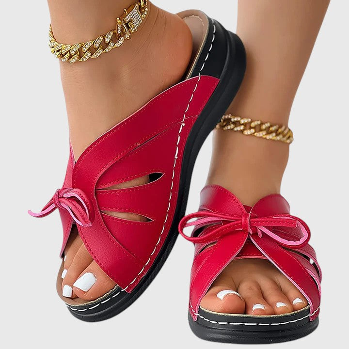 Darcy - Schicke Slip-on-Sandalen mit Schleife