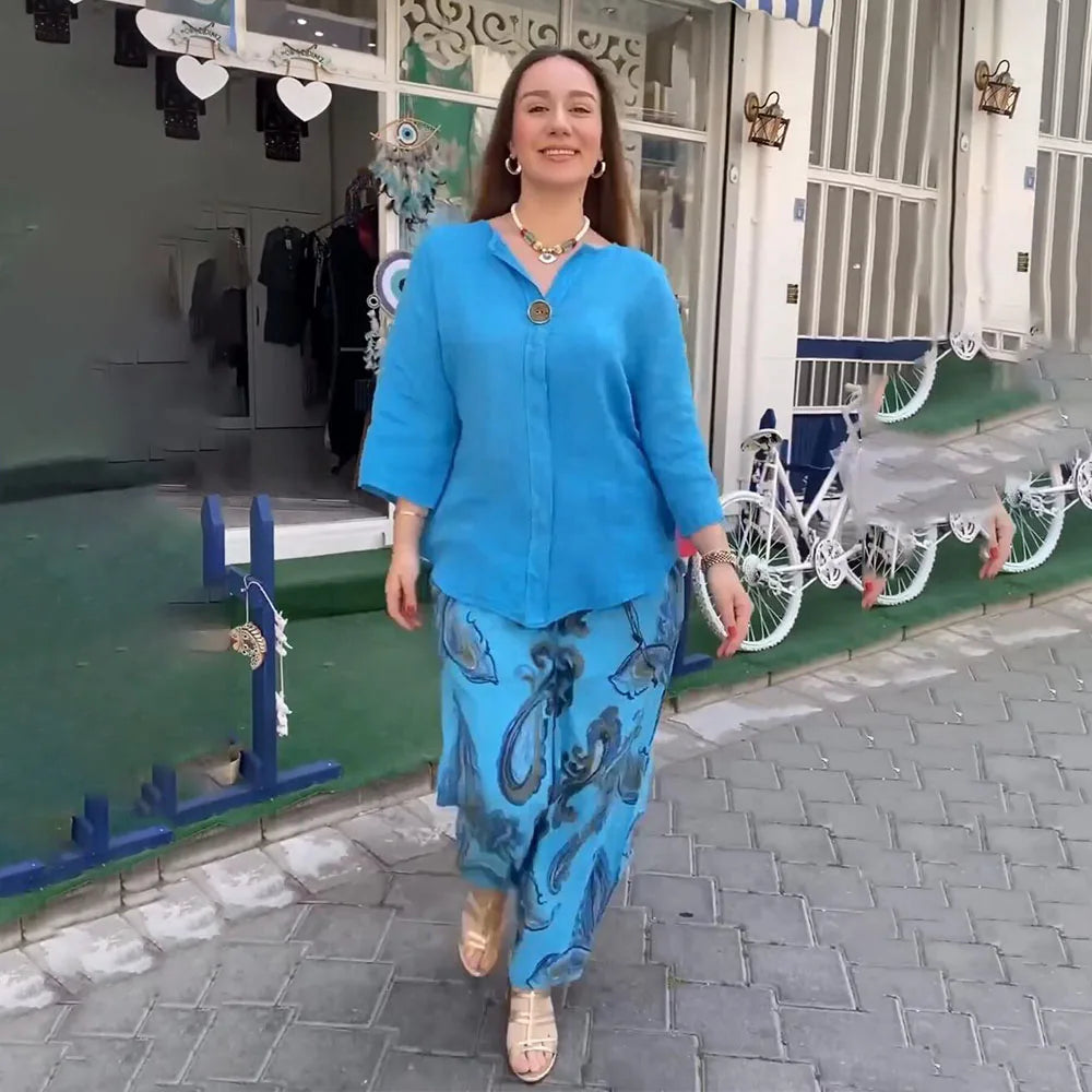 Flavia - Elegantes Boho-Outfit