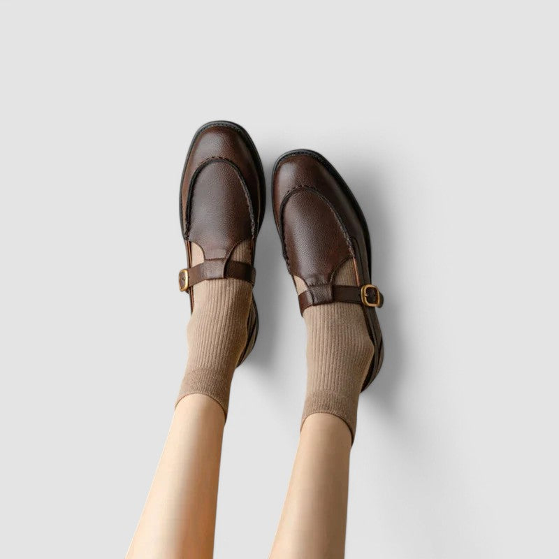Zhelynne | Orthopädische Mary-Jane-Schuhe mit eckiger Zehenpartie