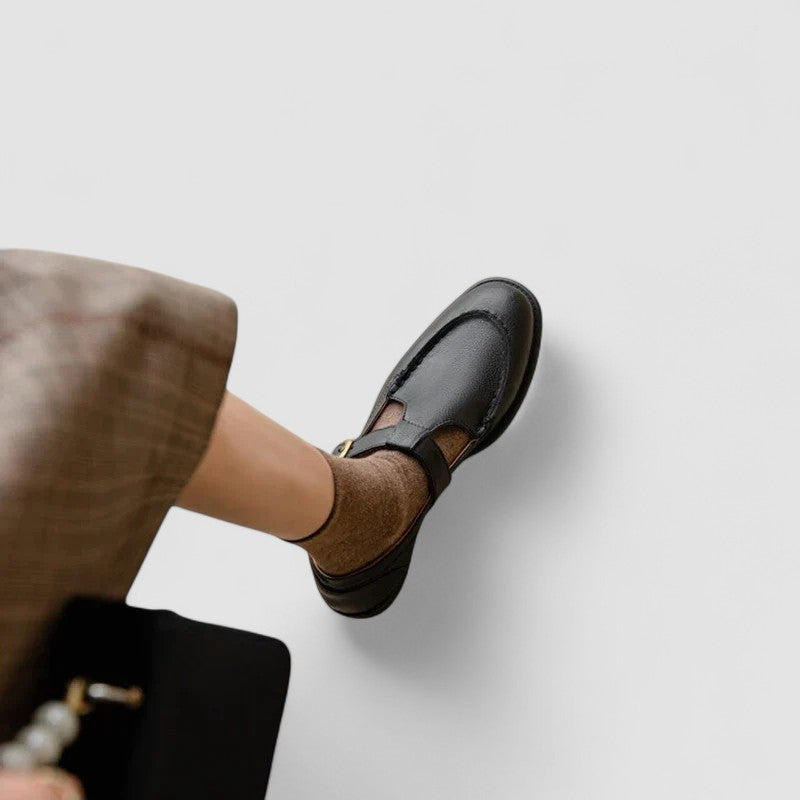 Zhelynne | Orthopädische Mary-Jane-Schuhe mit eckiger Zehenpartie