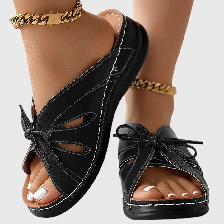 Darcy - Schicke Slip-on-Sandalen mit Schleife