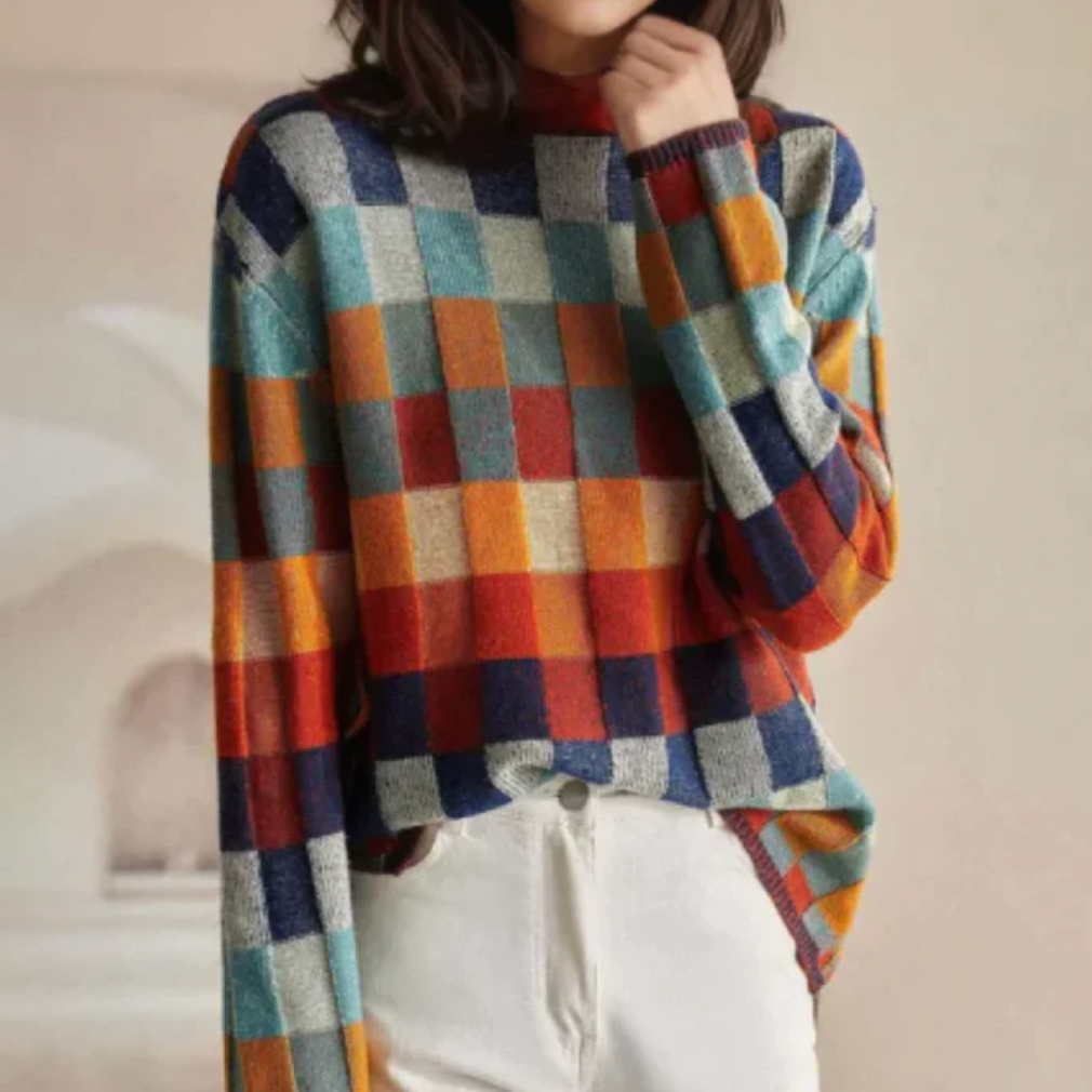 Insel | Bequemer Retro-Pullover