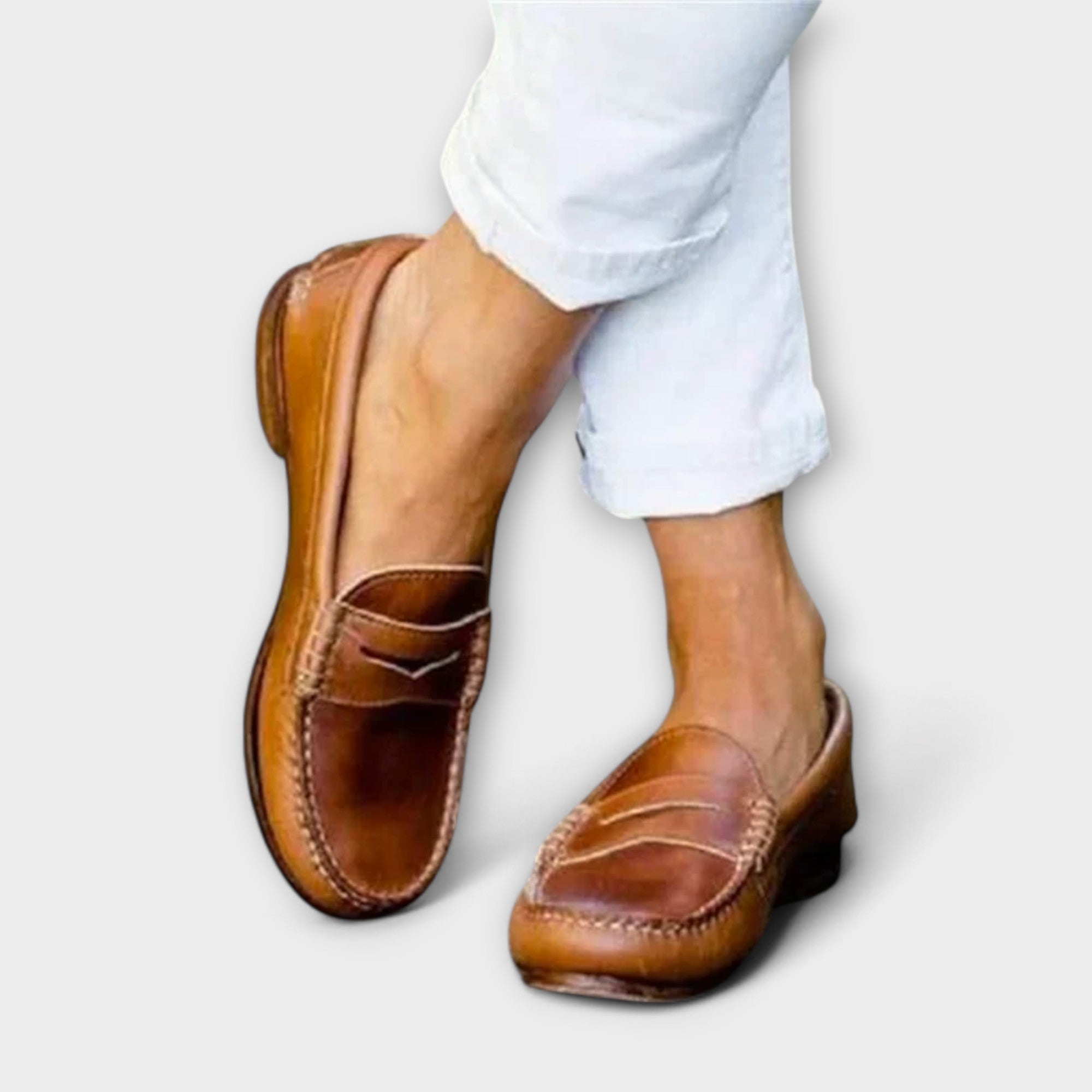Gertrud Klassischer brauner Loafer