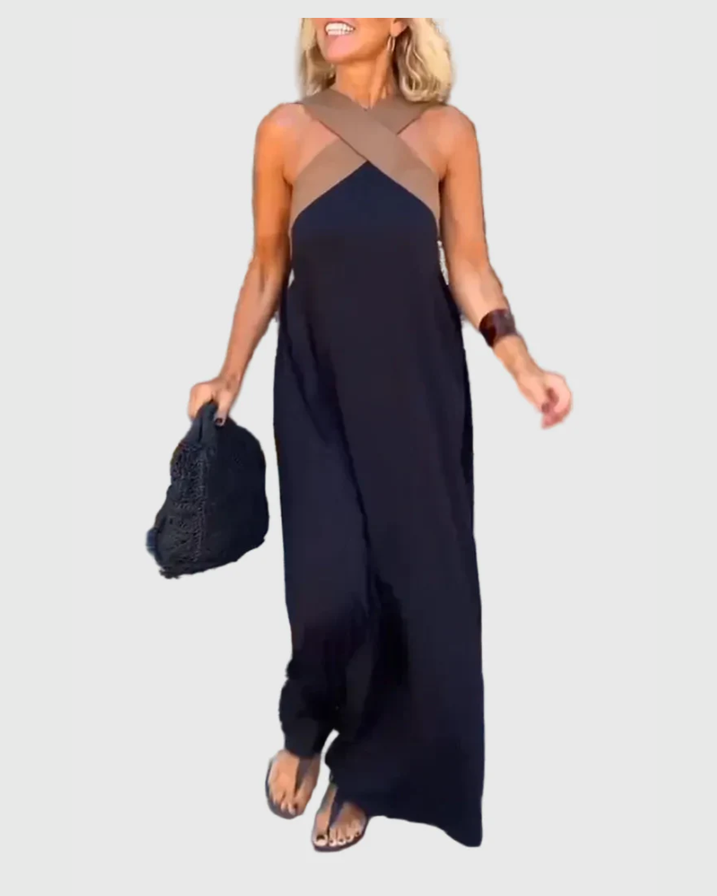Elena | Elegantes, fließendes Maxikleid