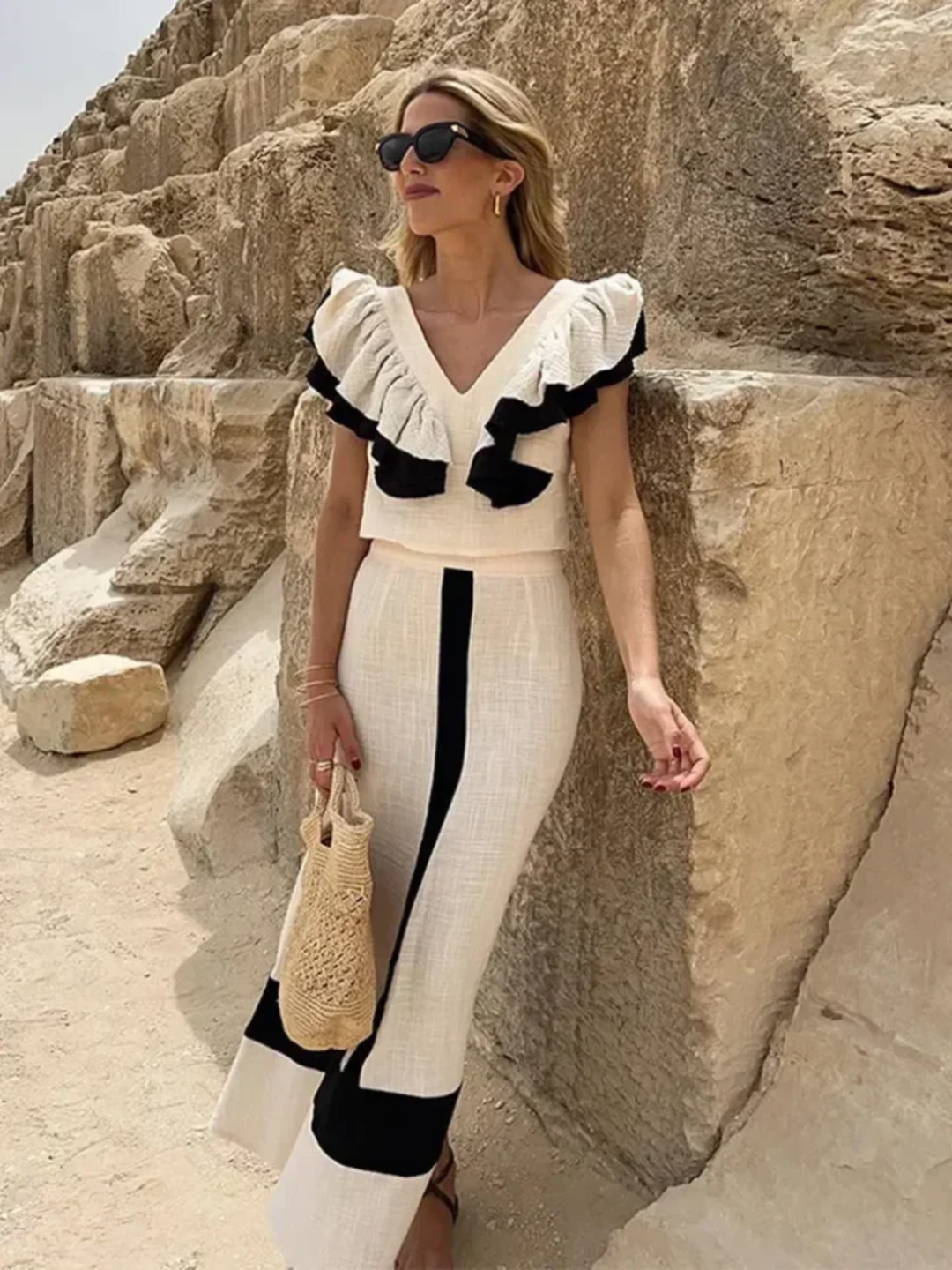 Maya - Elegantes zweiteiliges Set