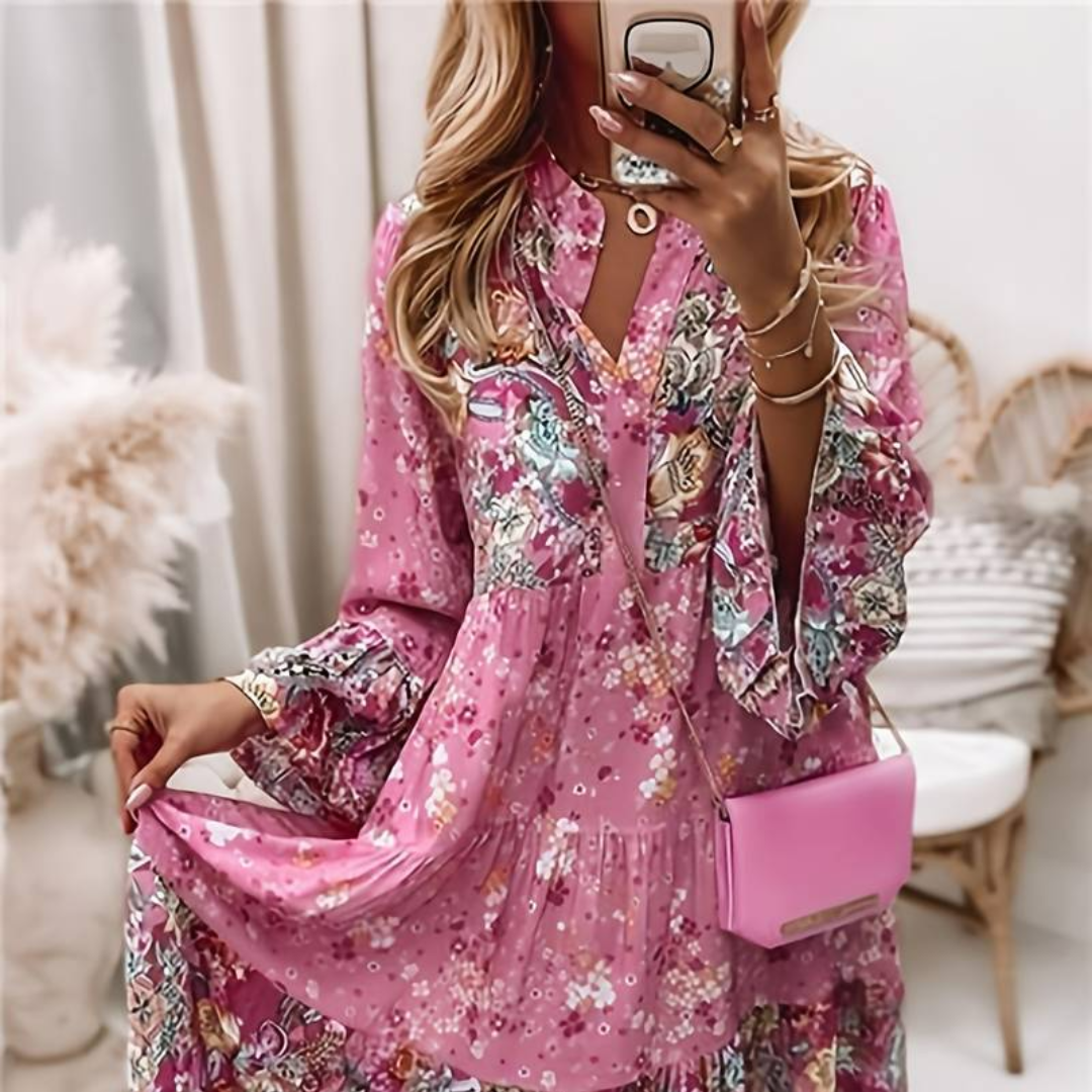 Eira - Boho-Kleid mit Print