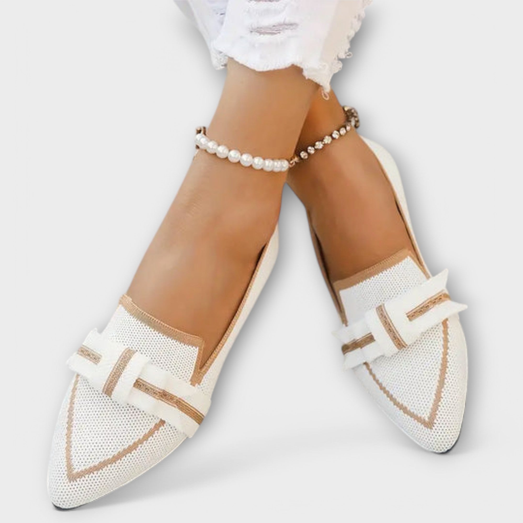 Mareike - Schwarze Spitzenpantoffeln mit Schleife