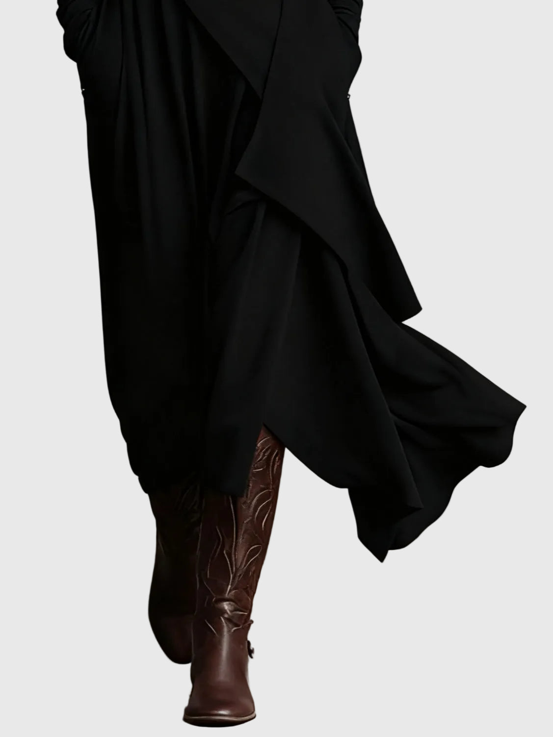 Lila | Plissiertes Maxikleid