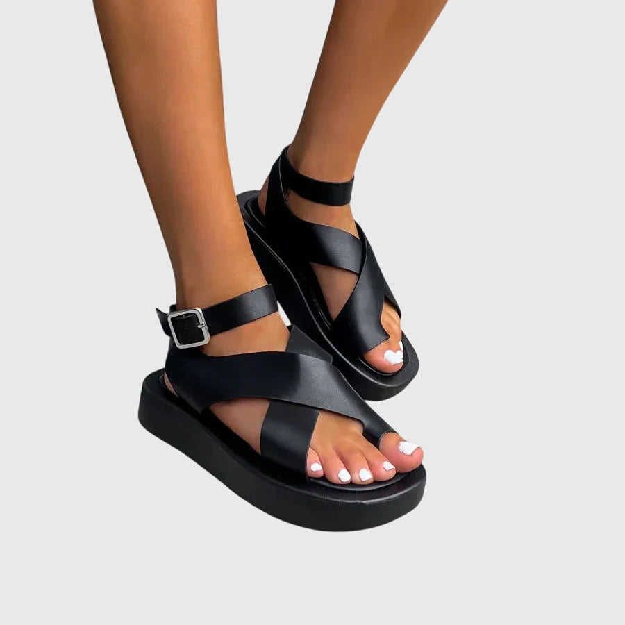 Bria - Plateau-Sandalen klobige