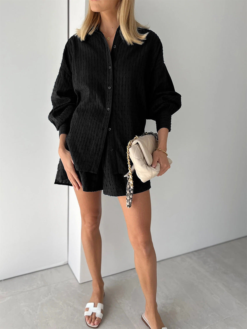 Elizabeth - Leichtes Hemd- und Shorts-Set