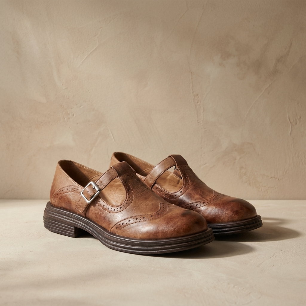 Clara - Elegante Mary Janes aus Leder